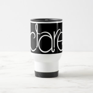 Clare white Travel Mug