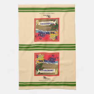 Claremont Good Cheer Tea Towel Kitchen Towel