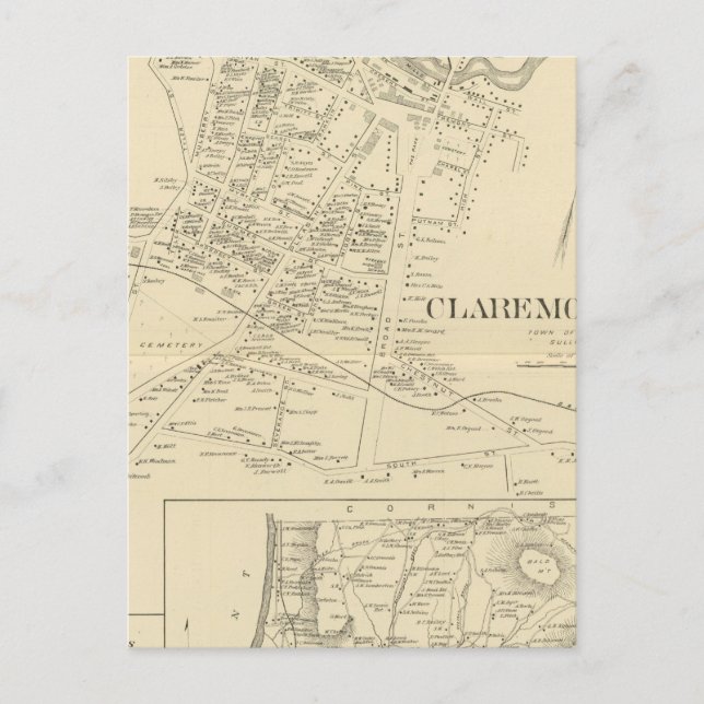Claremont PO Postcard (Front)