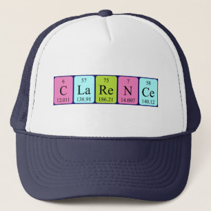 Clarence periodic table name hat