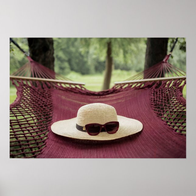 Claret Hammock Yard Digital Photo Poster (Front)