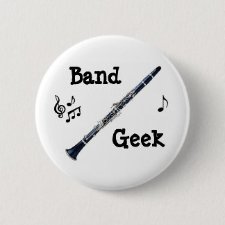 Clarinet 6 Cm Round Badge