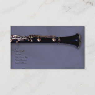 Clarinet and Business Card