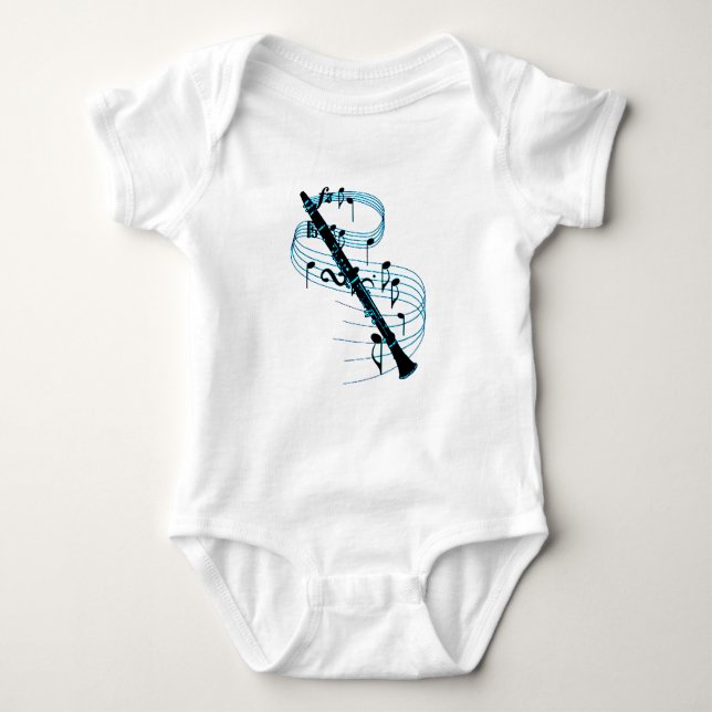 Clarinet Baby Bodysuit (Front)