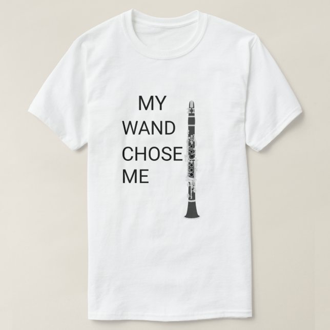 Clarinet  - band gift idea, Funny Clarinet T-Shirt (Design Front)