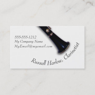 Clarinet Business Card