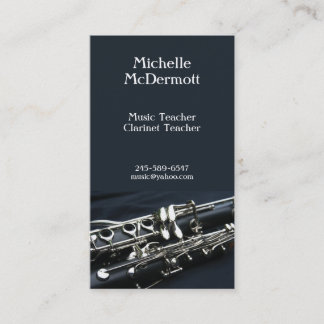 Clarinet Business Card