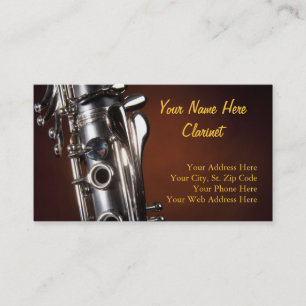 Clarinet Business Cards