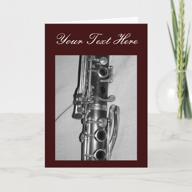 Clarinet Card (Front)