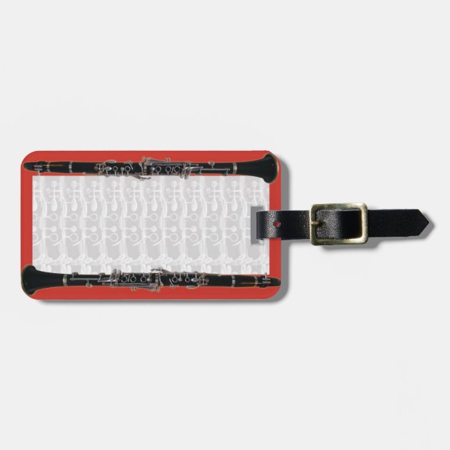Clarinet Case Tag (Front Horizontal)