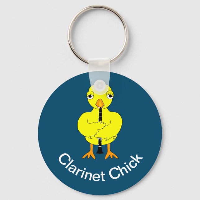 Clarinet Chick Key Ring (Front)