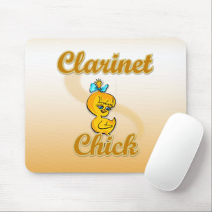 Clarinet Chick Mouse Pad