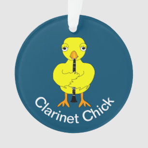Clarinet Chick Ornament