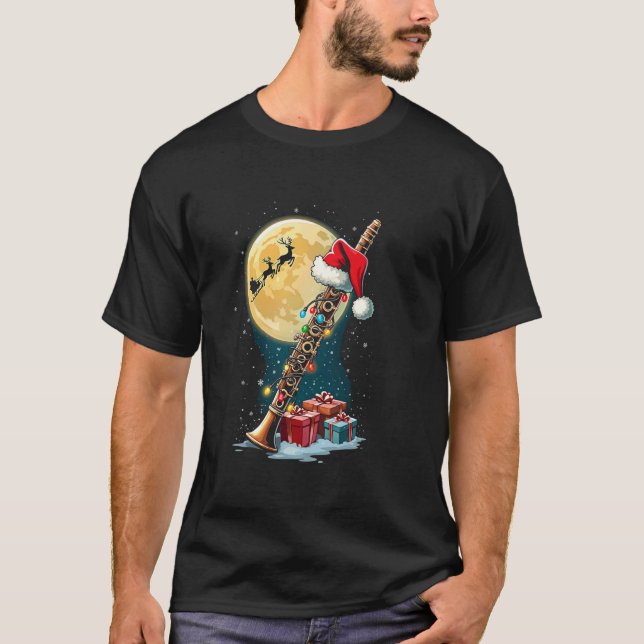 Clarinet Christmas T-Shirt (Front)