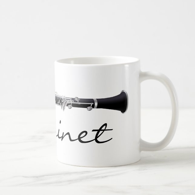 Clarinet Coffee Mug (Right)
