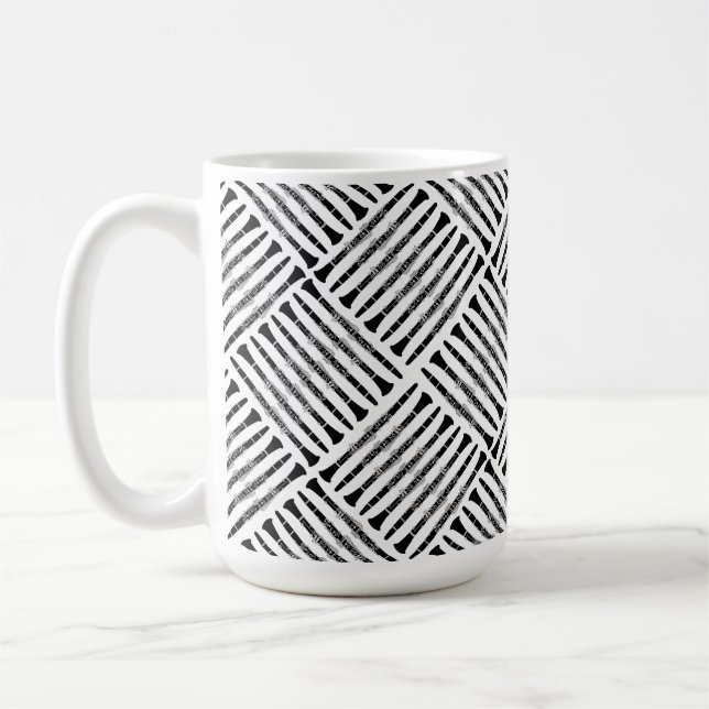 Clarinet Crosshatch Coffee Mug (Left)