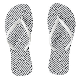 Clarinet Crosshatch Pattern Jandals