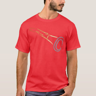 Clarinet Drawing girl T-Shirt