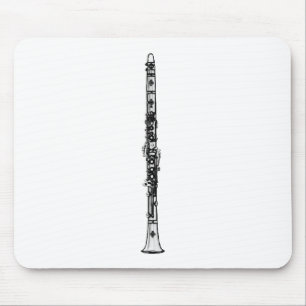 Clarinet "Drawing" Mouse Pad