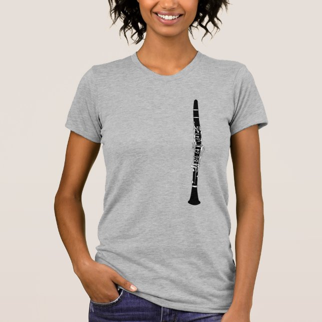Clarinet Drawing T-Shirt (Front)