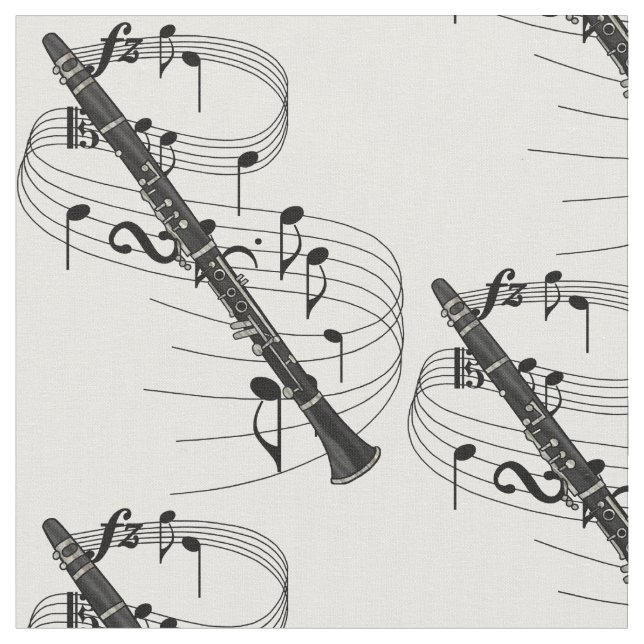 Clarinet Fabric (Close Up)