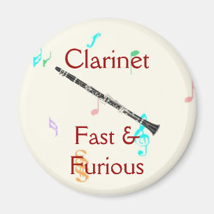 Clarinet: Fast & Furious Magnet