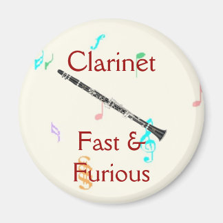 Clarinet:  Fast & Furious Magnet