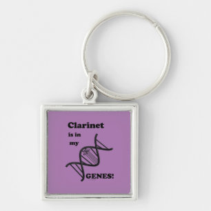 Clarinet in my Genes Key Ring