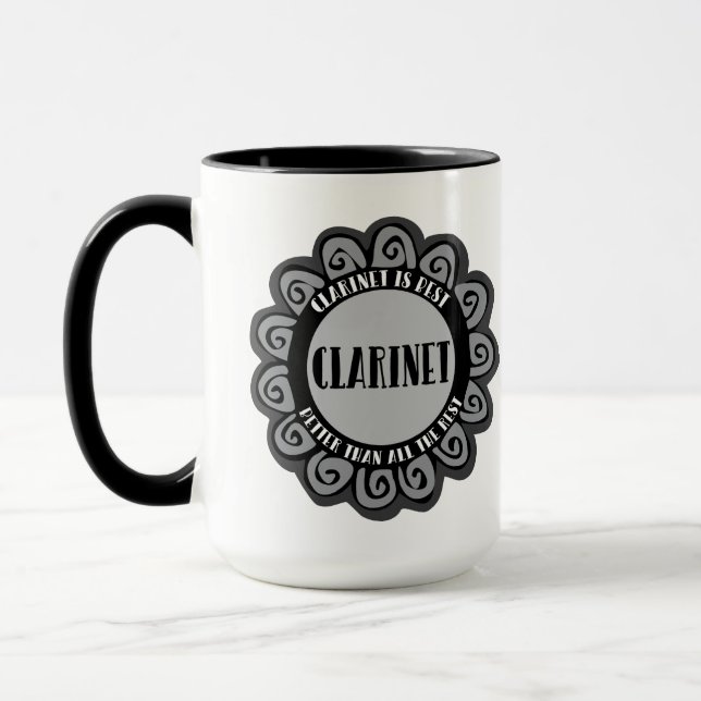Clarinet Is Best Mug (Left)