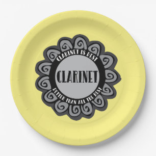 Clarinet is Best Paper Plate