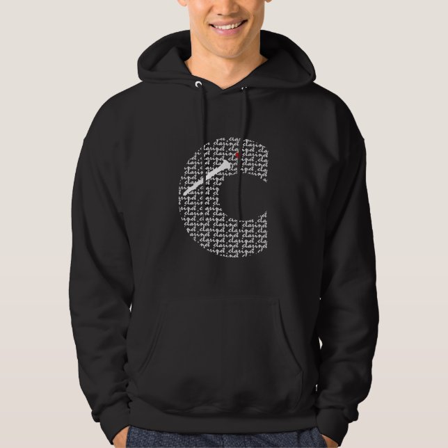 Clarinet Letter C Hoodie (Front)