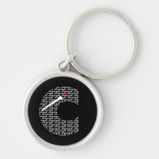 Clarinet Letter C Key Ring