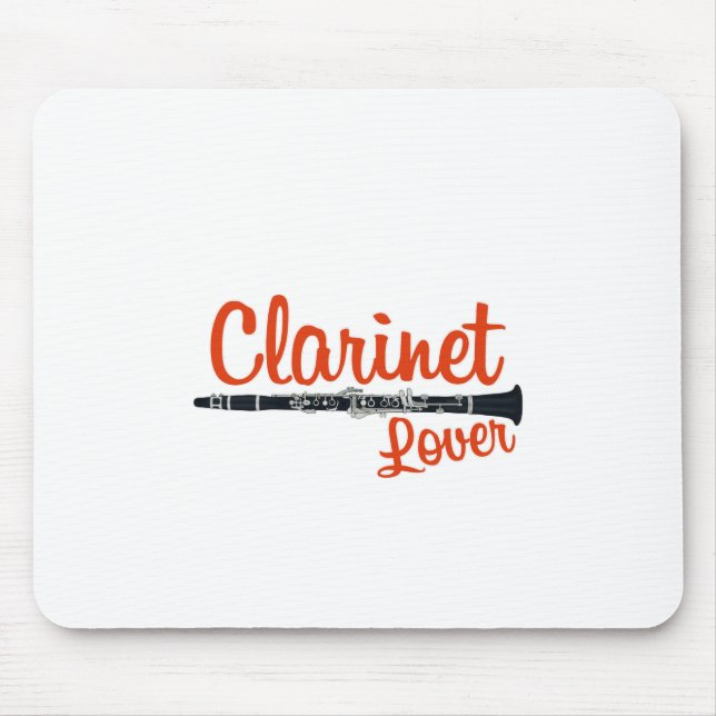 Clarinet Lover Mouse Pad (Front)