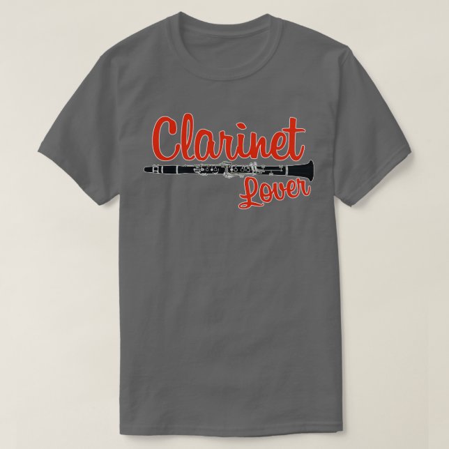 Clarinet Lover T-Shirt (Design Front)