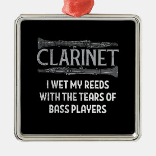 Clarinet Metal Tree Decoration