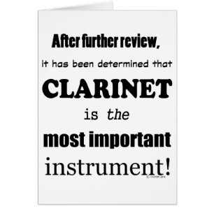 Clarinet Most Important Instrument