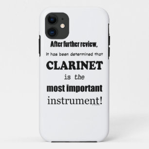 Clarinet Most Important Instrument Case-Mate iPhone Case