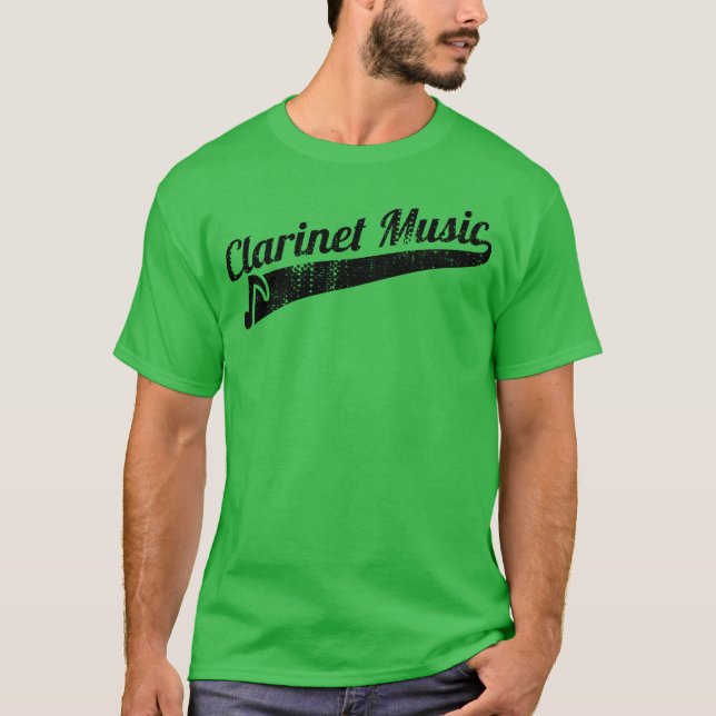Clarinet Music boy T-Shirt (Front)