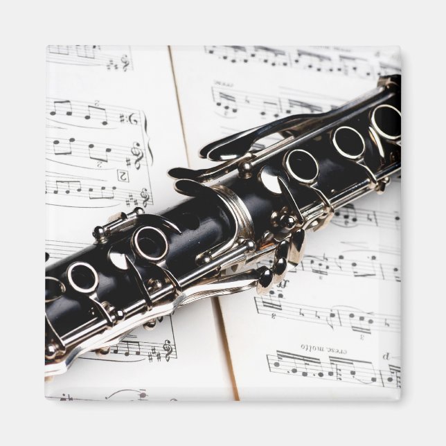 Clarinet Music Magnet (Front)