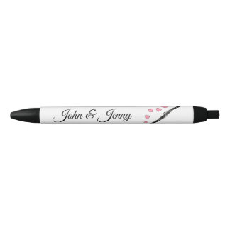 Clarinet Musician Custom Wedding Favour Gift Black Ink Pen
