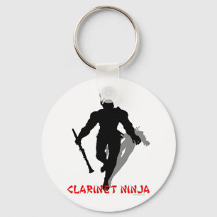 Clarinet Ninja Key Ring