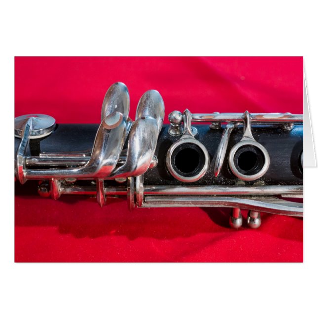 Clarinet on Red (Front Horizontal)