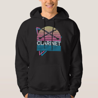 Clarinet Player Clarinetist Retro1 Hoodie