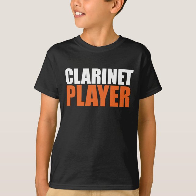 CLARINET PLAYER T-Shirt (Front)