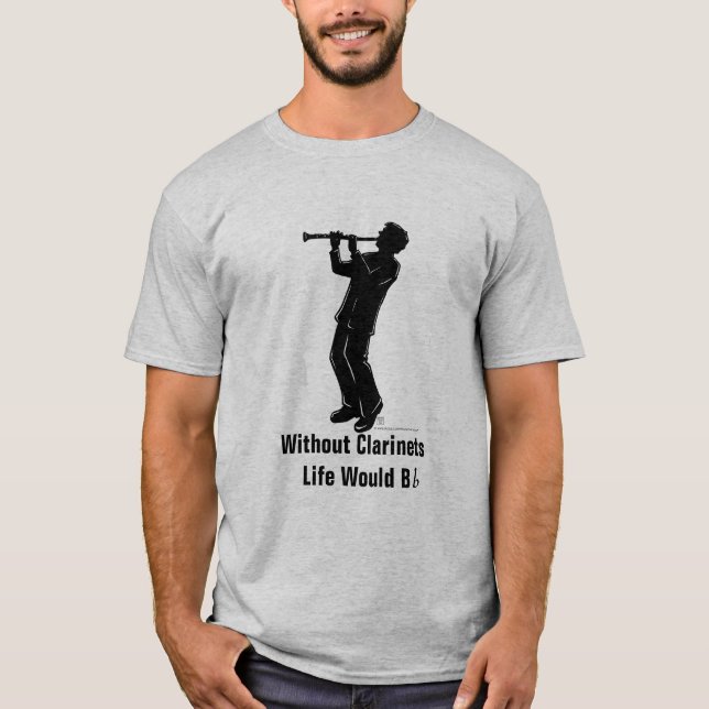 Clarinet Player T-Shirt (Front)