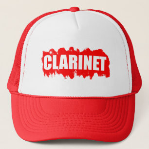 Clarinet player trucker hat
