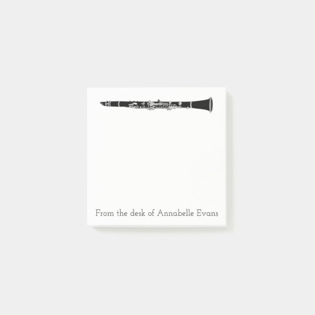 Clarinet Post-it Notes (Front)