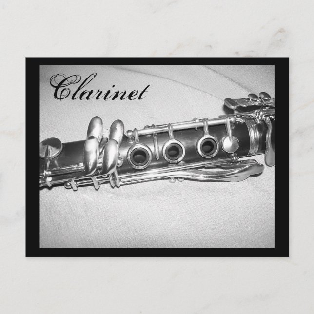 Clarinet Postcard (Front)