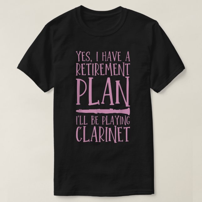 Clarinet Retirement Clarinet Player Gift3 T-Shirt (Design Front)