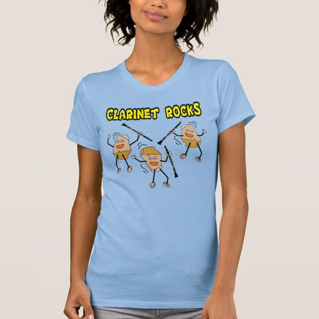 Clarinet Rocks T-Shirt (Front)